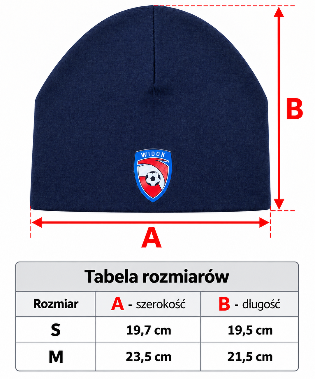 Czapka bawełniana - granatowa